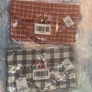 American Eagle Outfitters Plaid dog handkerchiefs American Beagle